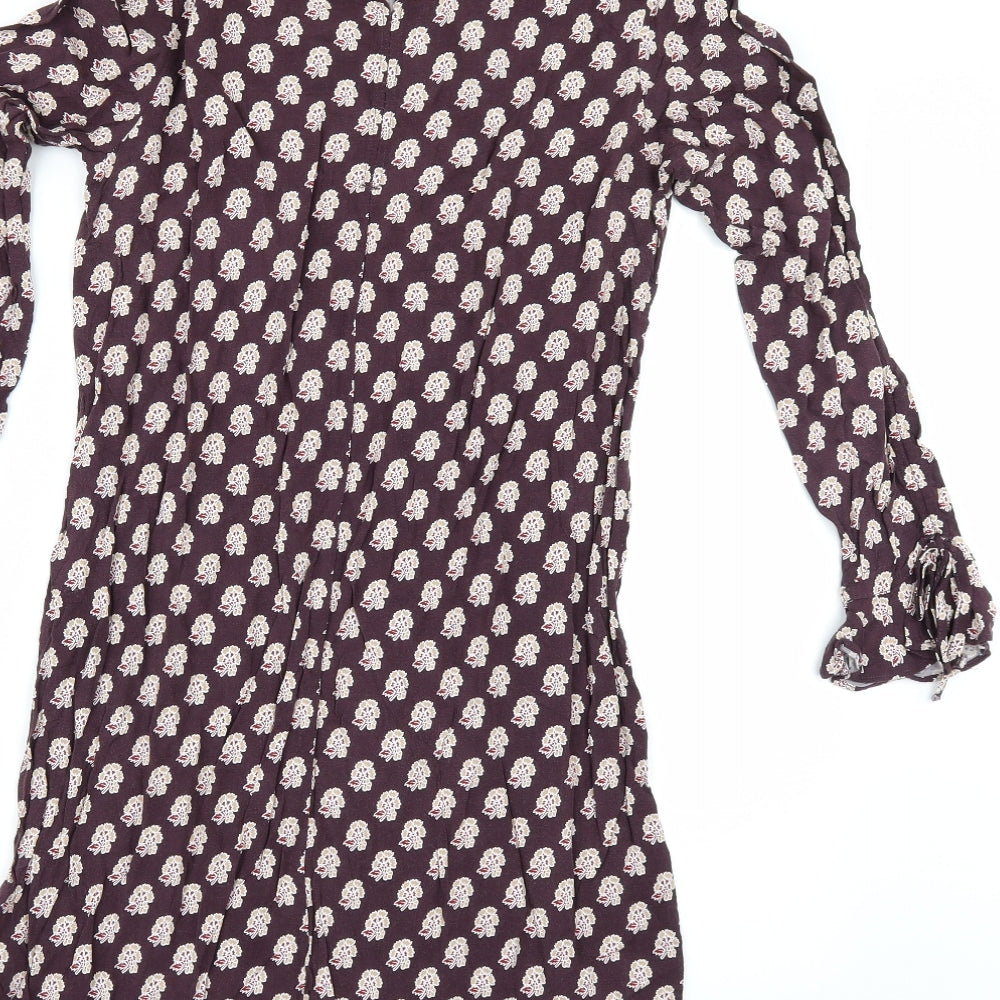 H&M Womens Red Floral  Shirt Dress  Size 5XL