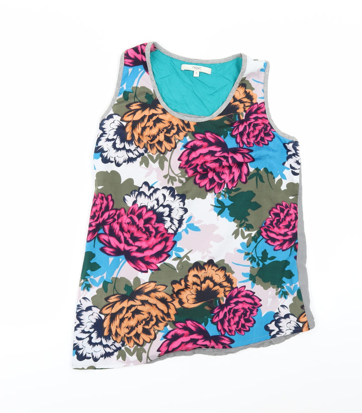 NEXT Womens Multicoloured Floral  Camisole T-Shirt Size 8
