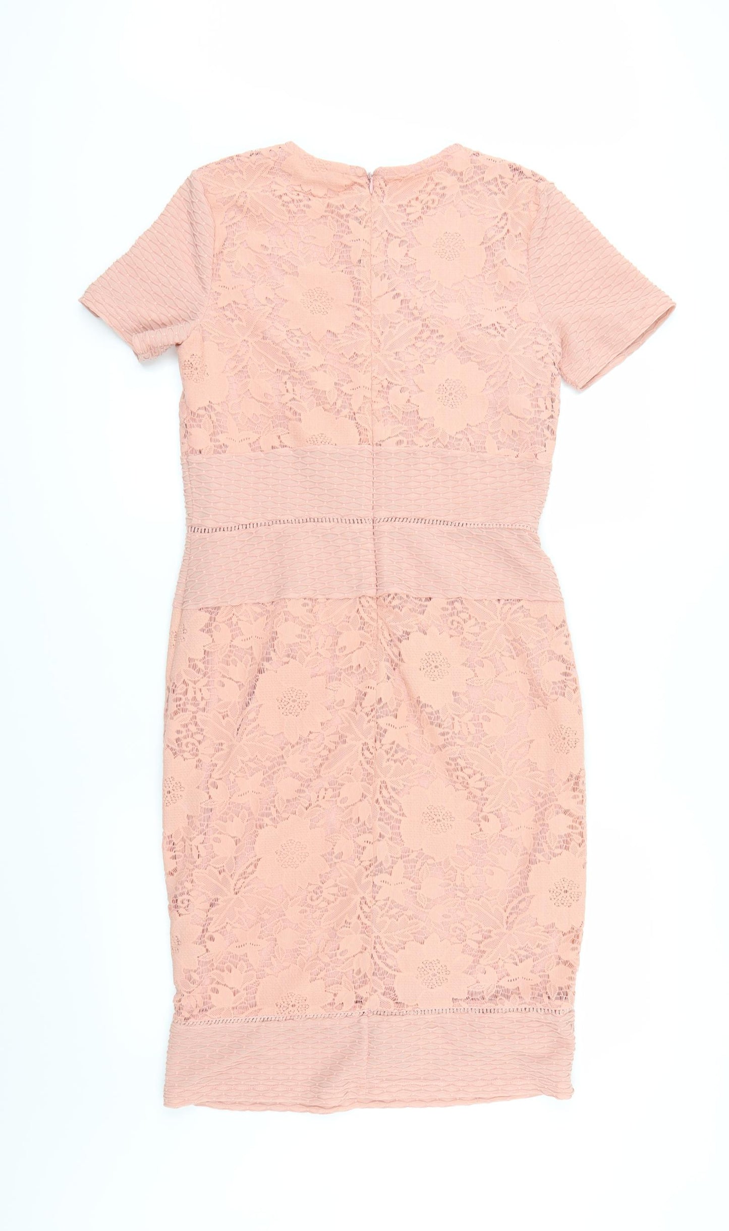 Miss Selfridge Womens Orange   Pencil Dress  Size 10