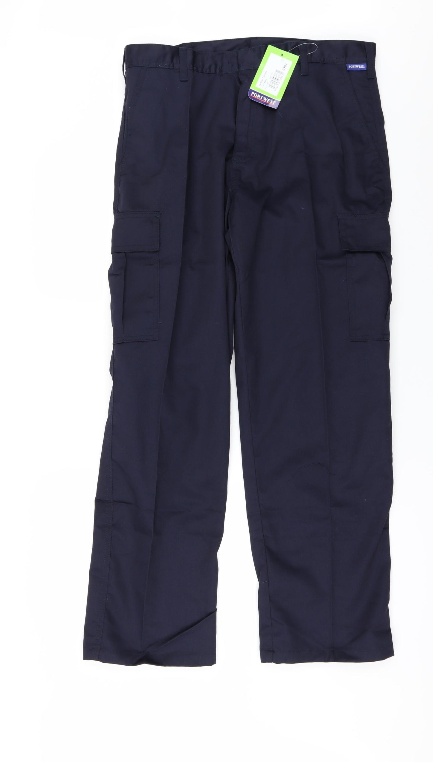 Portwest Mens Blue   Cargo Trousers Size 36 L31 in