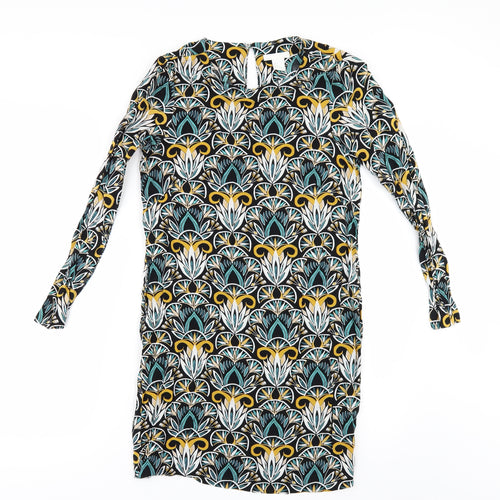 H&M Womens Multicoloured Floral  Mini  Size 4