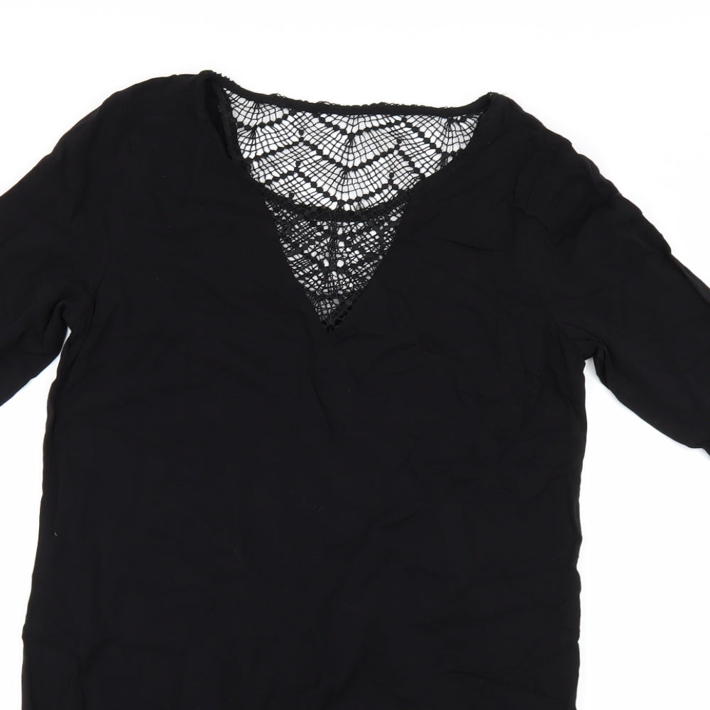 VILA Womens Black   A-Line  Size S