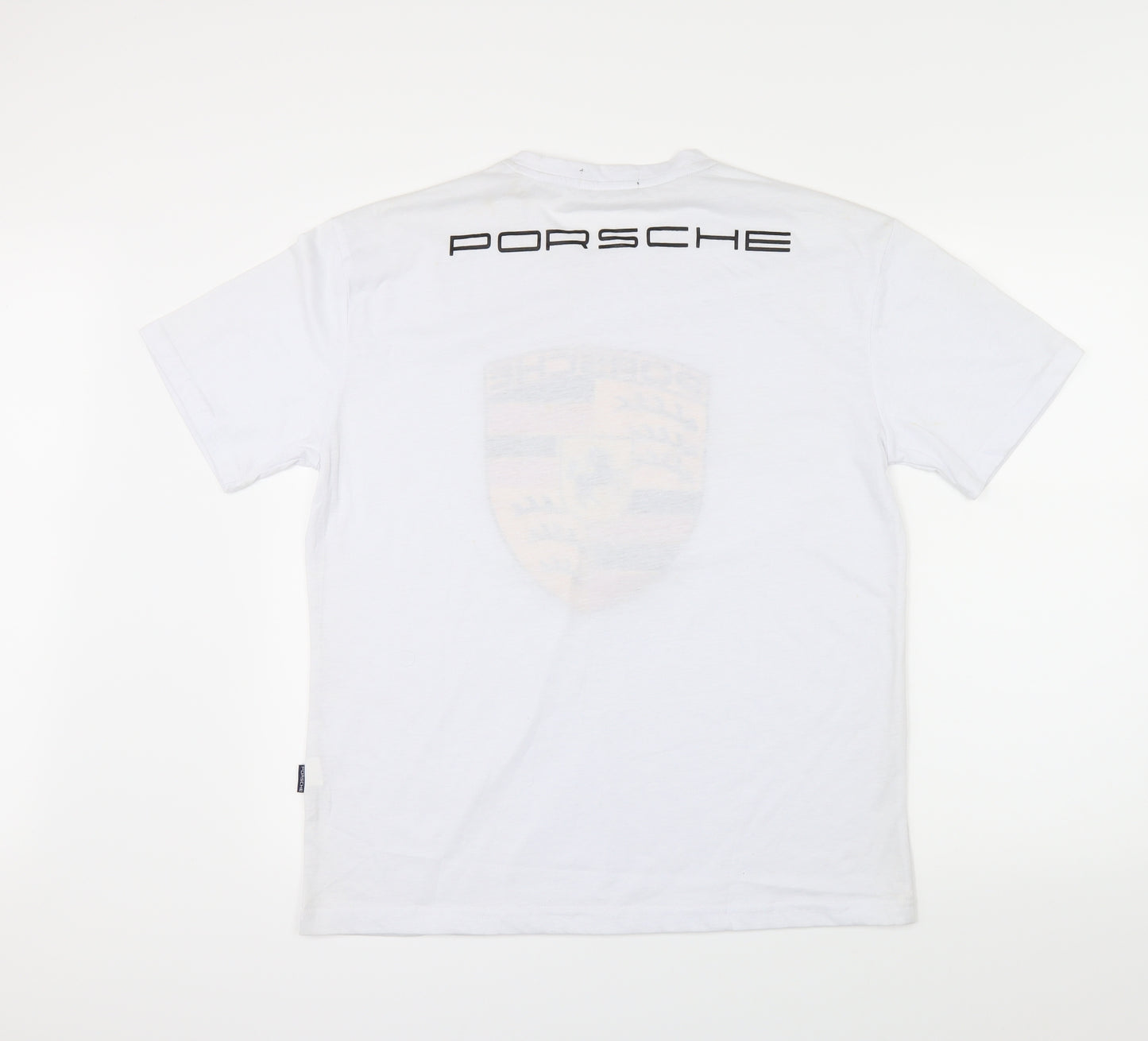 Porcher Mens White    T-Shirt Size 2XL
