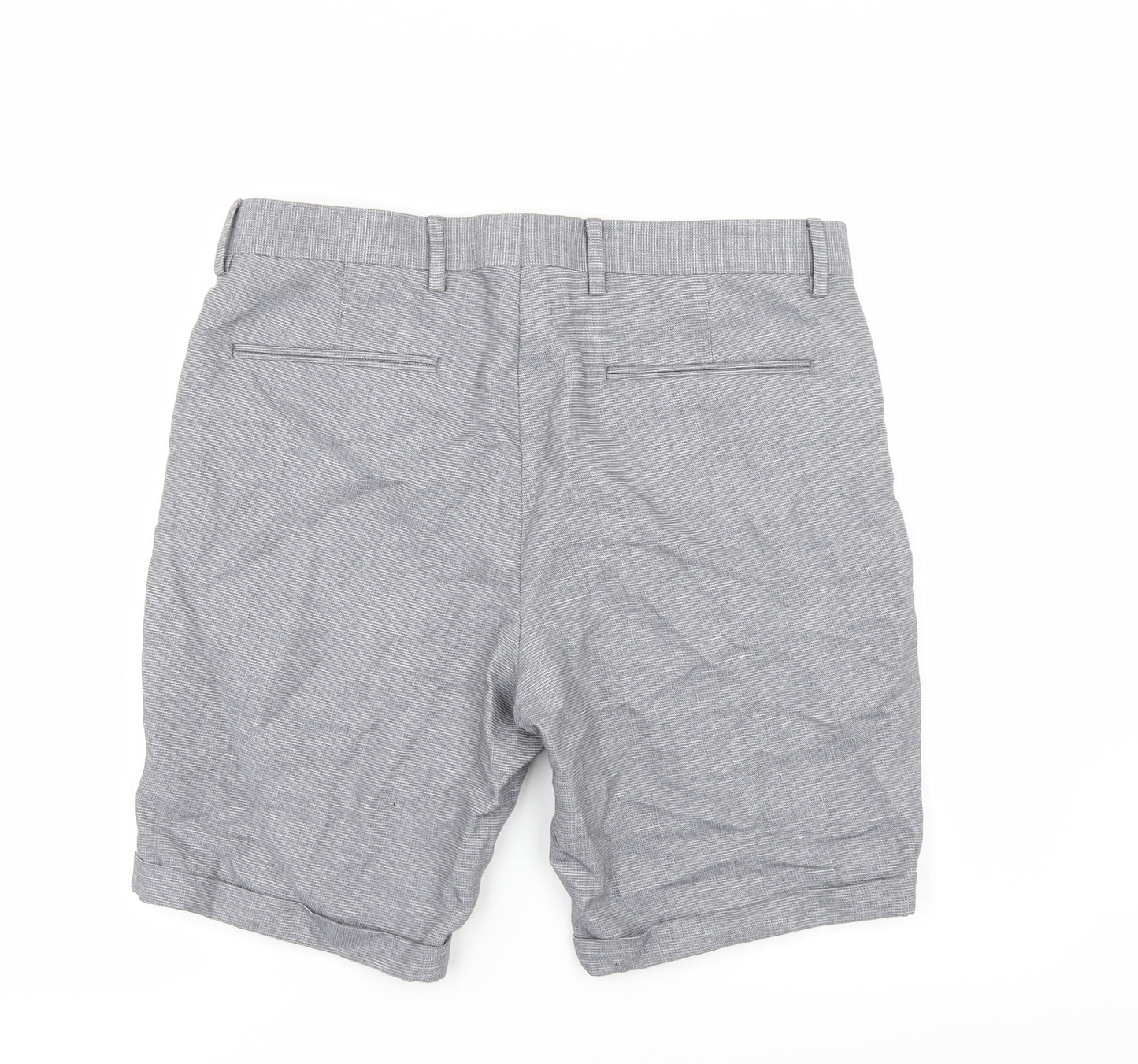 River Island Mens Blue   Chino Shorts Size 32 in