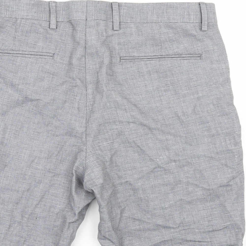 River Island Mens Blue   Chino Shorts Size 32 in