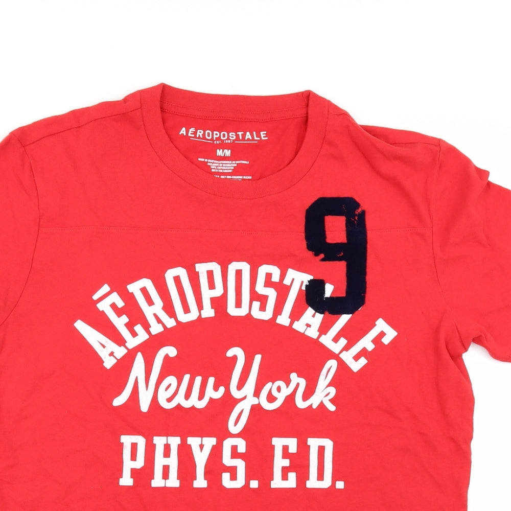 Aeropostle Mens Red    T-Shirt Size M