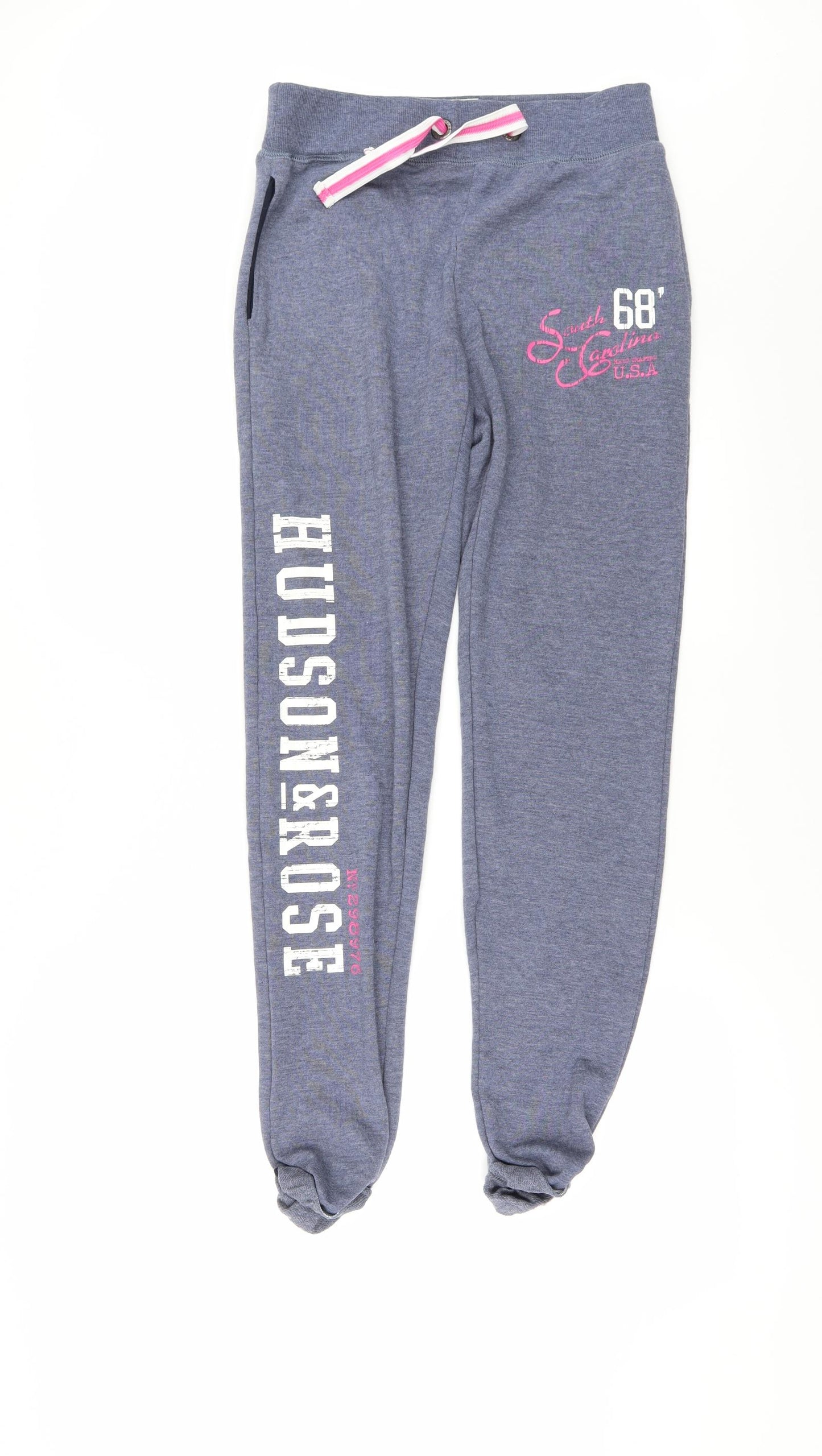 New Look Womens Blue   Jogger Trousers Size 8 L32 in