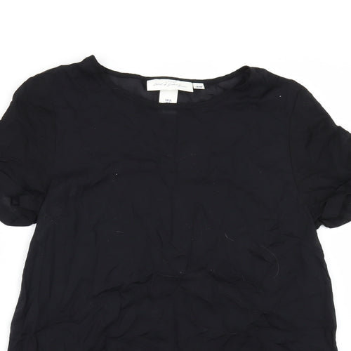 H&M Womens Black   Basic Blouse Size 8