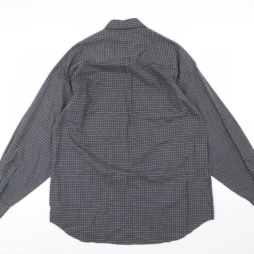 Peter Werth Mens Blue Striped   Button-Up Size L
