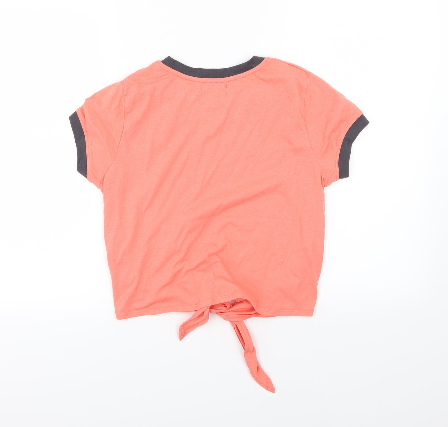 Brave Soul Womens Pink  Jersey Basic T-Shirt Size 10