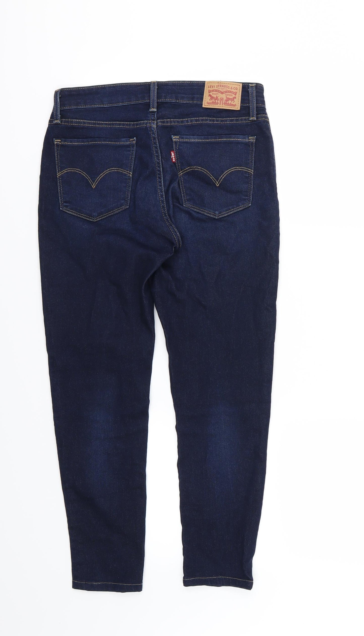 Levi's Womens Blue  Denim Skinny Jeans Size 27 in L24 in