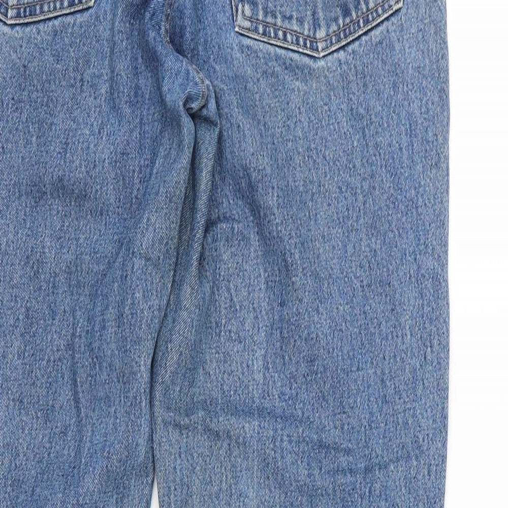 Easy Mens Blue  Denim Straight Jeans Size 34 L34 in