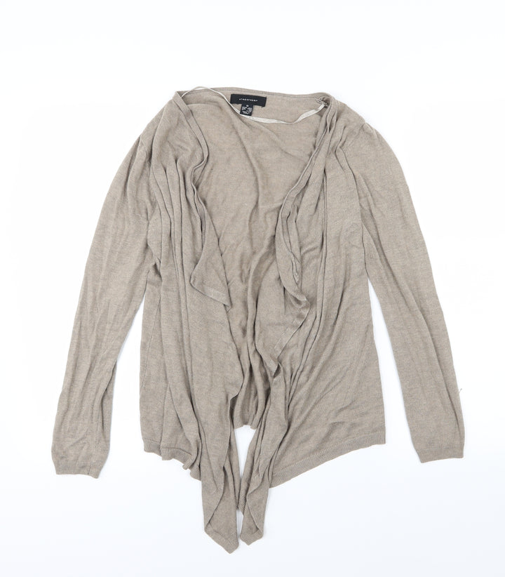Primark Womens Brown  Knit Cardigan Jumper Size M