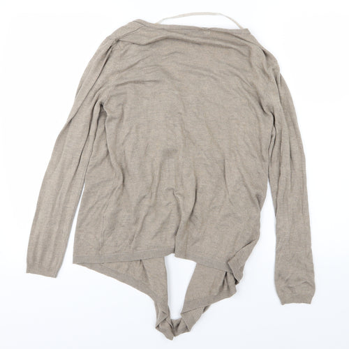 Primark Womens Brown  Knit Cardigan Jumper Size M