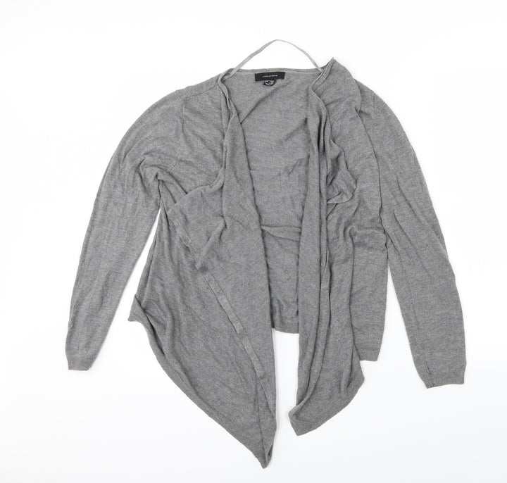 Primark Womens Grey  Knit Cardigan Jumper Size M