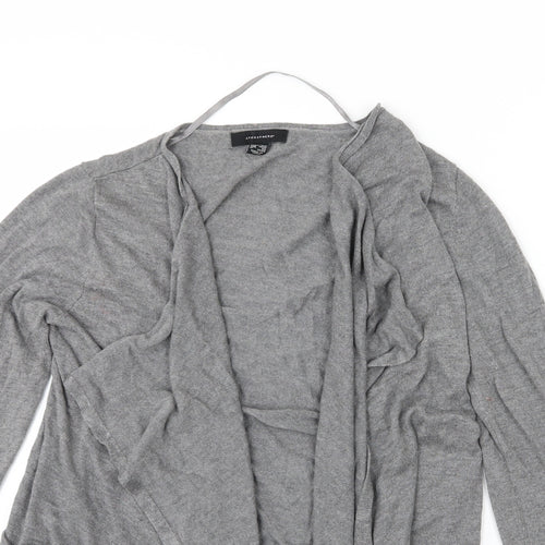 Primark Womens Grey  Knit Cardigan Jumper Size M