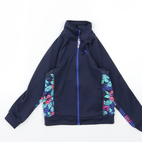 OshKosh B’gosh Girls Blue Floral  Jacket  Size 5 Years