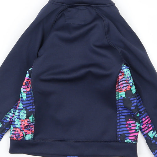 OshKosh B’gosh Girls Blue Floral  Jacket  Size 5 Years