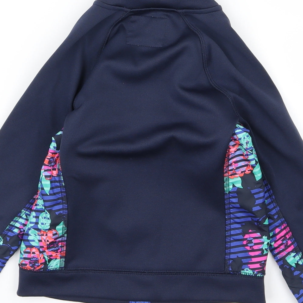 OshKosh B’gosh Girls Blue Floral  Jacket  Size 5 Years