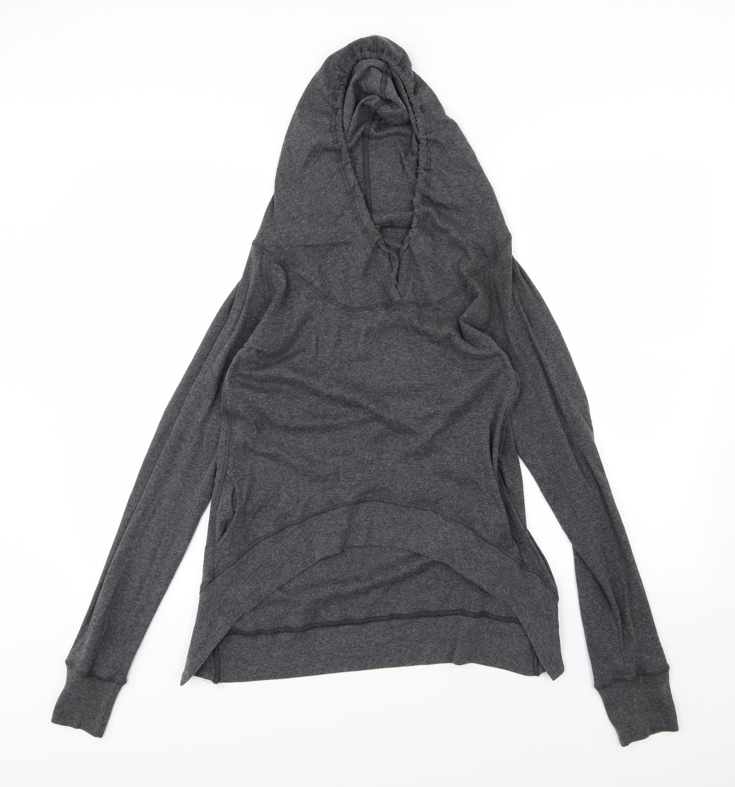 Preworn Womens Grey  Jersey Pullover Hoodie Size M