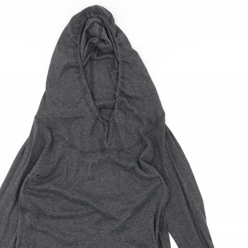 Preworn Womens Grey  Jersey Pullover Hoodie Size M