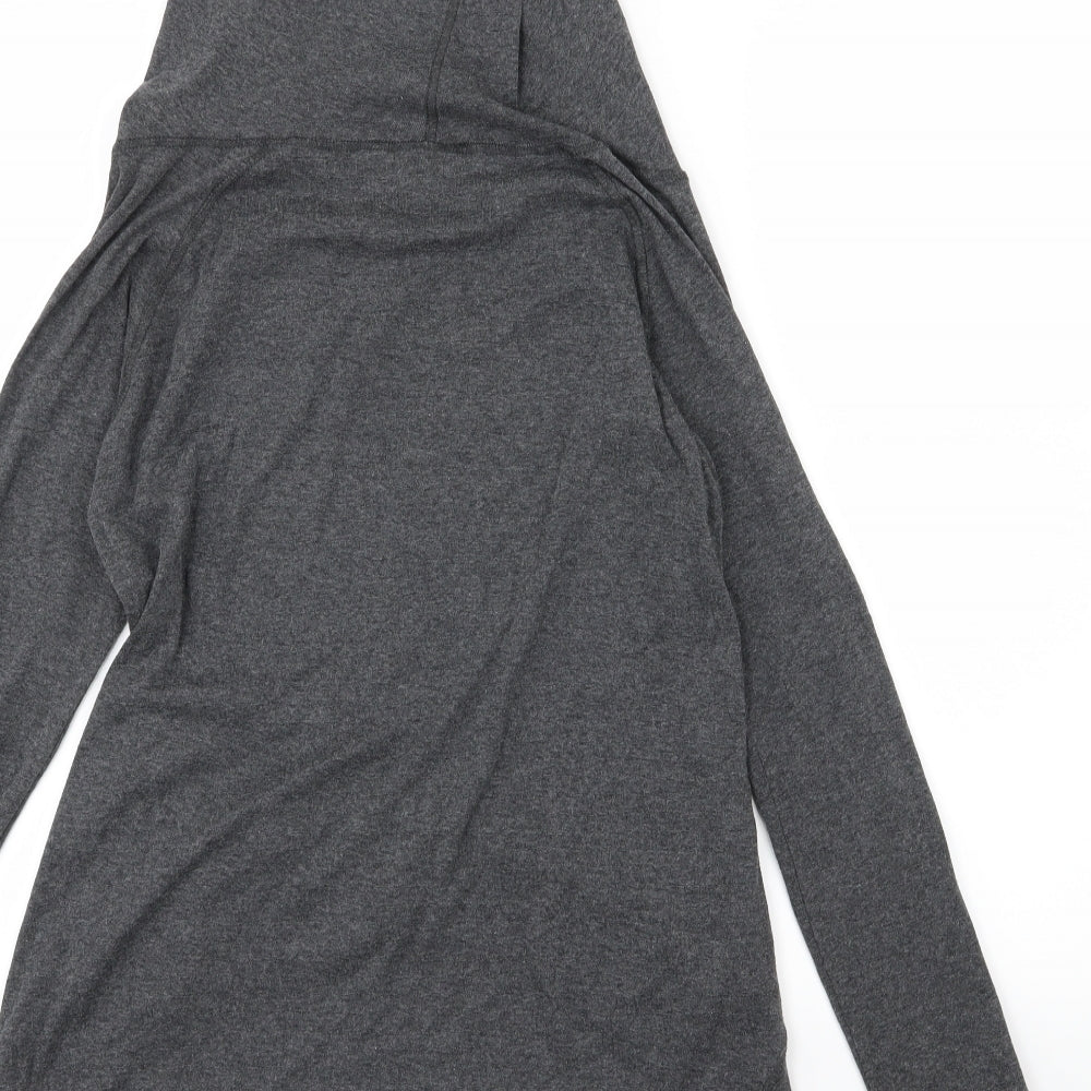 Preworn Womens Grey  Jersey Pullover Hoodie Size M