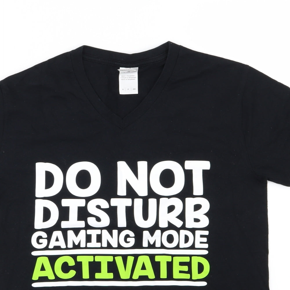 Gildan Mens Black  Jersey  T-Shirt Size S  - Gaming