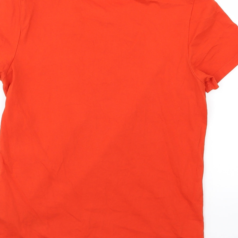 Topshop Womens Red  Jersey Basic T-Shirt Size 8  - Wild Child