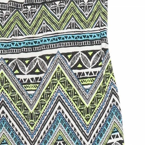 New Look Womens Multicoloured Geometric  Pencil Dress  Size 12