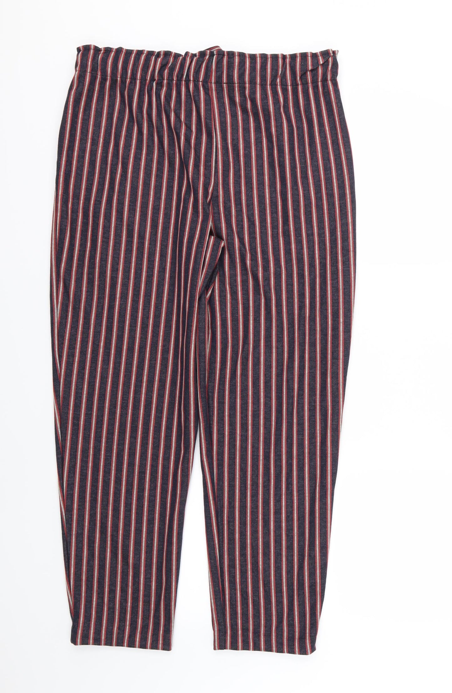 TU Womens Multicoloured Striped  Trousers  Size 14 L27 in