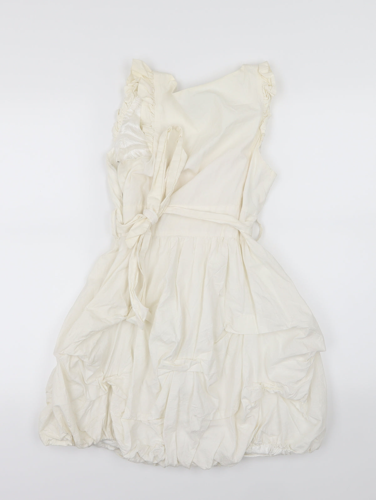 AX Paris Womens Ivory   Skater Dress  Size 8