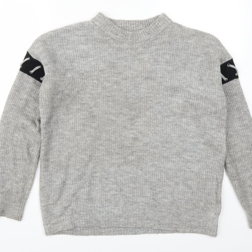 Papay Womens Grey   Pullover Jumper Size M