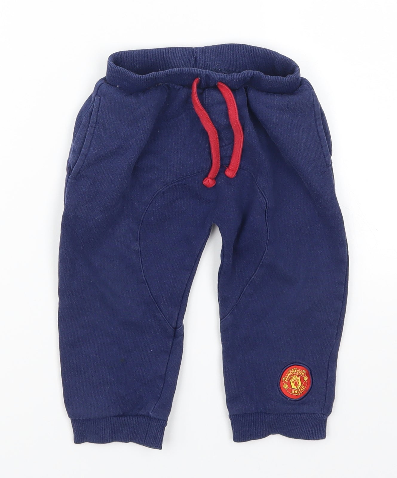 Manchester United Boys Blue   Sweatpants Trousers Size 12-18 Months