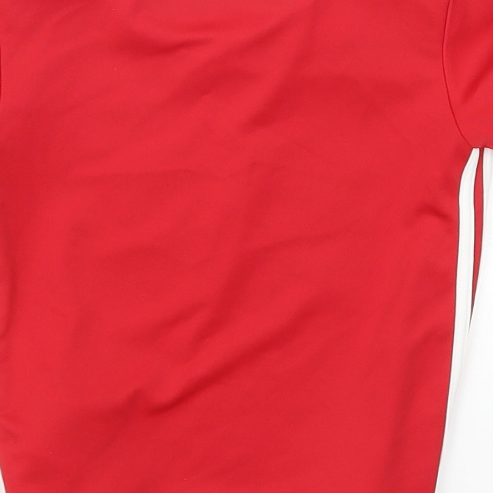 adidas Boys Red   Basic T-Shirt Size 9-12 Months  - Manchester United Chevrolet