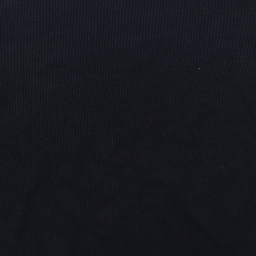 River Island Mens Blue   Henley Jumper Size S