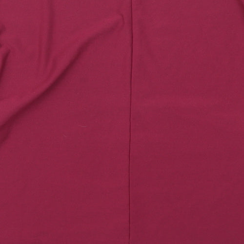 Label Be  Womens Pink   Basic T-Shirt Size 12  - Plum