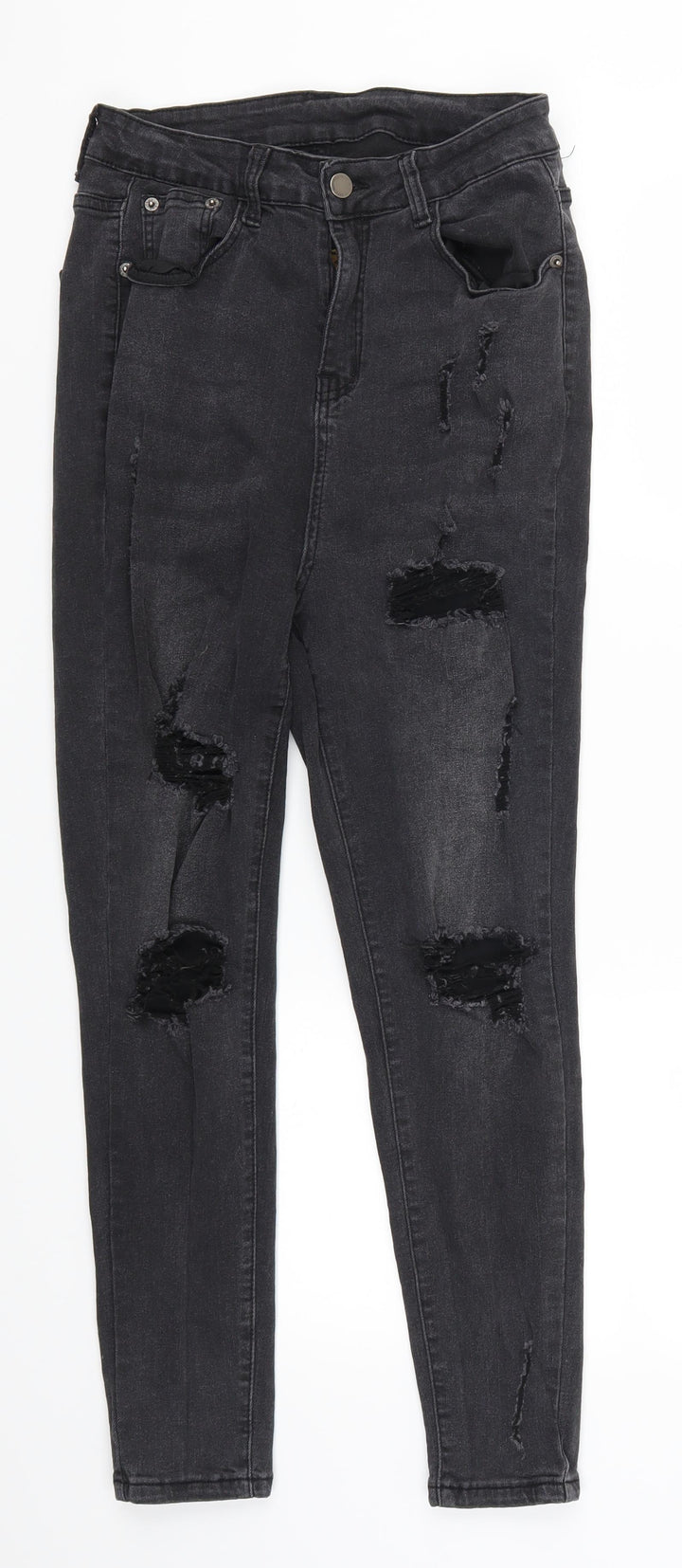 SheIn Womens Grey Denim Skinny Jeans Size 28 in L25 in