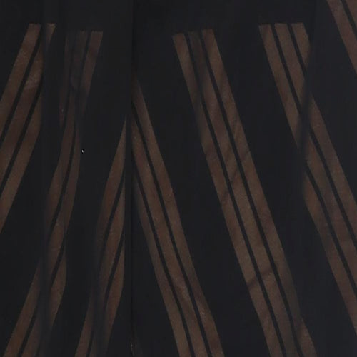 DY Womens Black Striped  Carrot Leggings Size 26 in L26 in