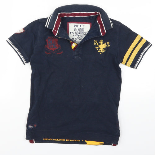 NEXT Boys Blue Striped  Basic Polo Size 6 Years  - 23
