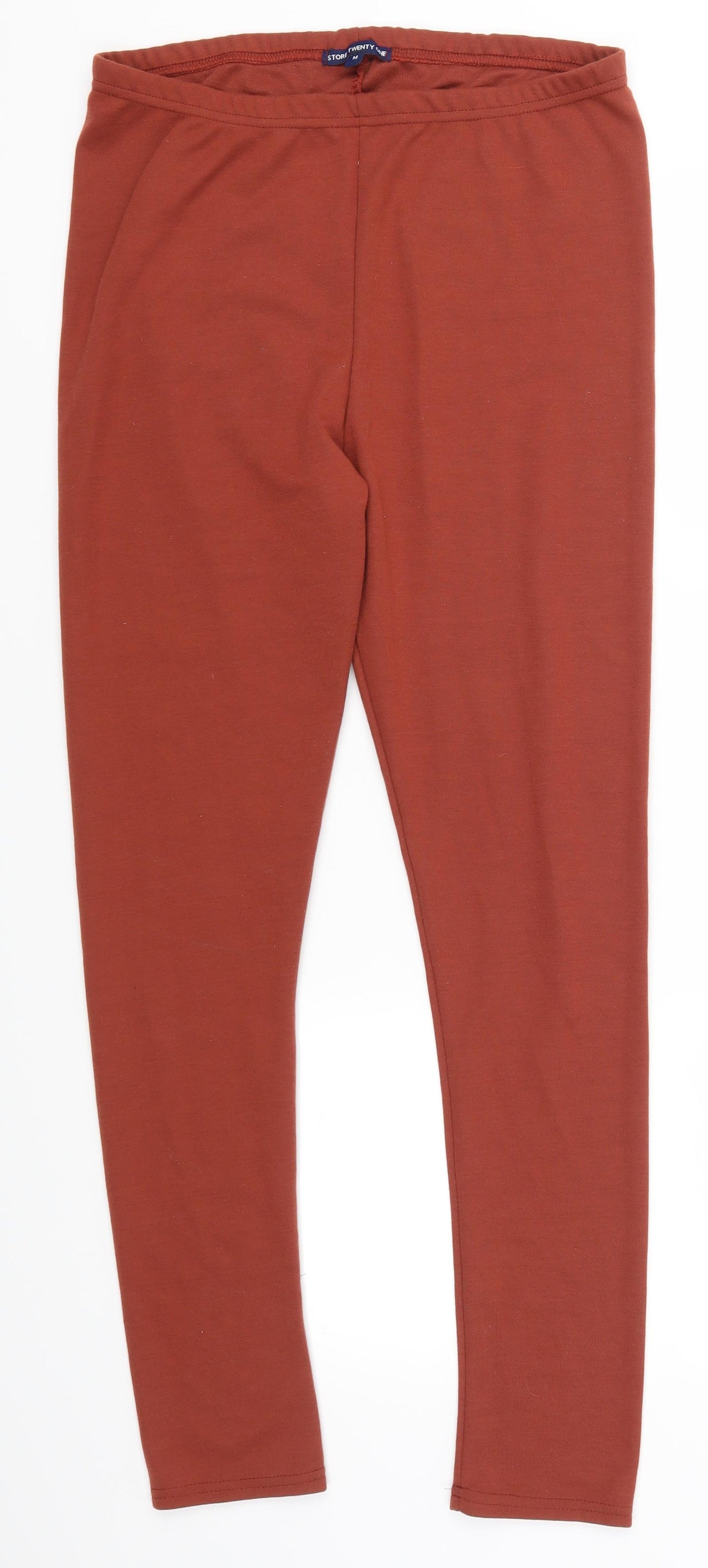 Store Twenty One Womens Brown   Carrot Leggings Size M L28 in - Rust Brown