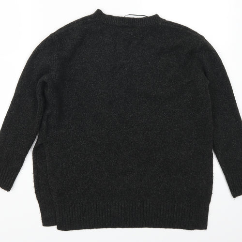 H&M Womens Grey   Pullover Jumper Size XS