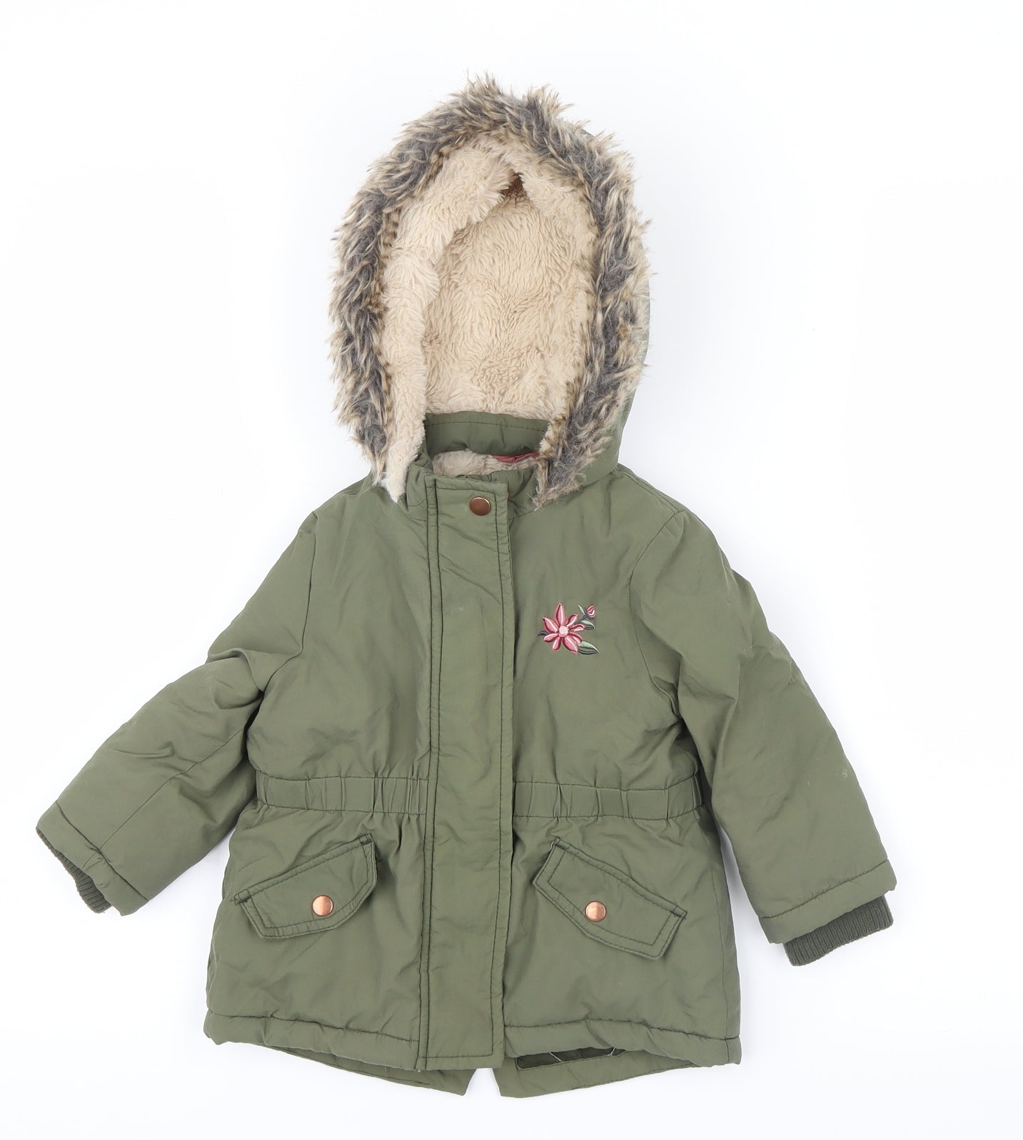 Young Dimension Girls Green   Jacket Coat Size 12-18 Months