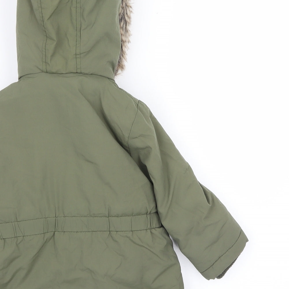 Young Dimension Girls Green   Jacket Coat Size 12-18 Months