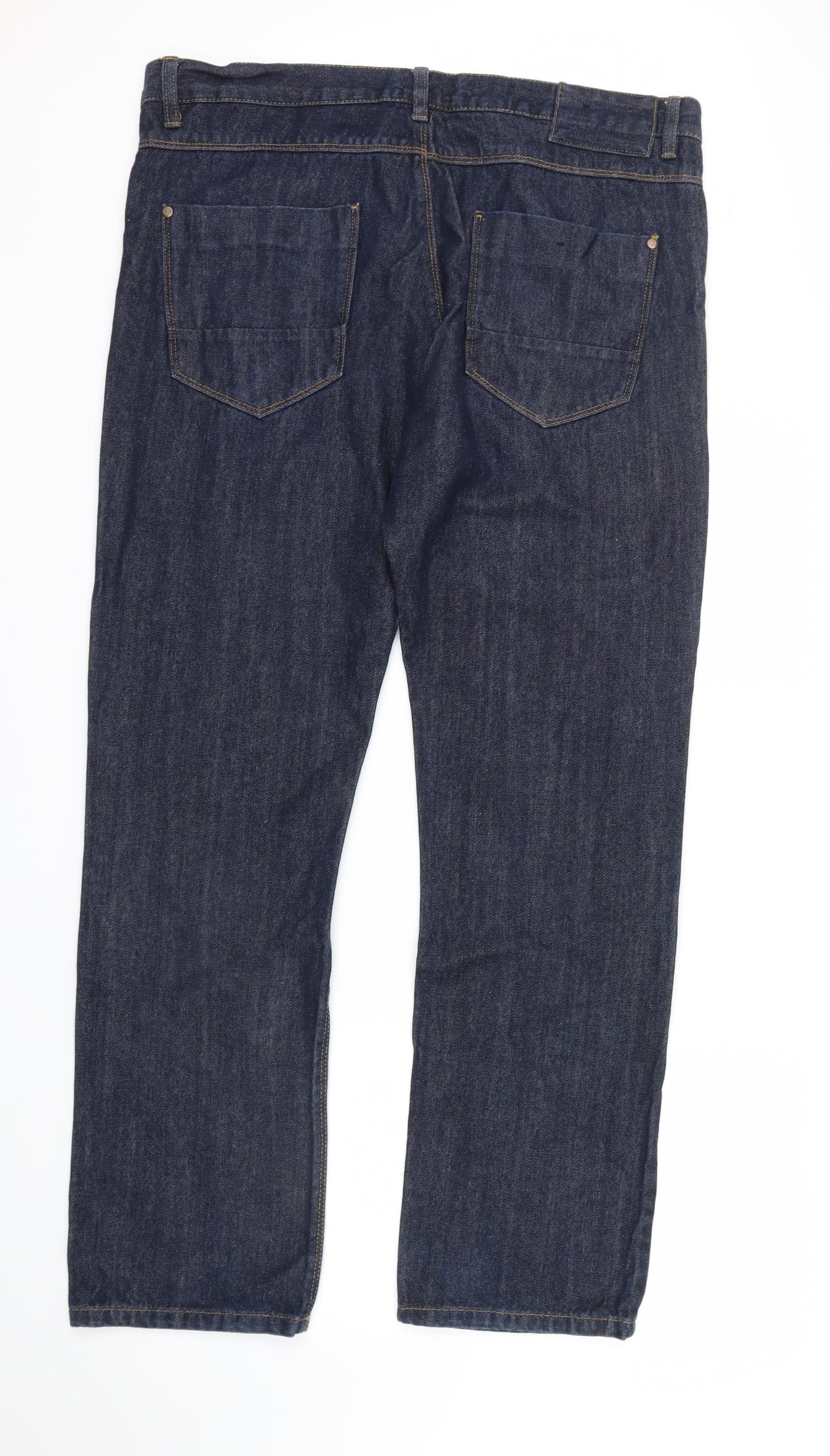 Industrialize Mens Blue  Denim Straight Jeans Size 36 in L32 in