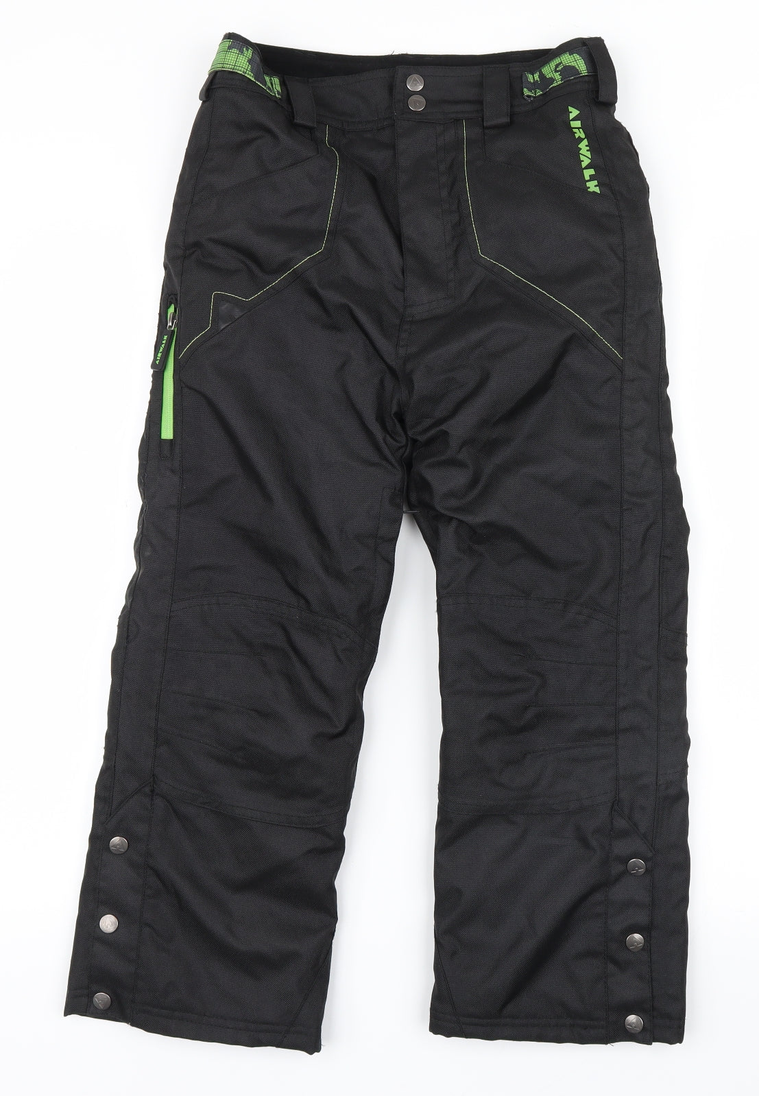 AIRWALK Boys Black   Cargo Trousers Size 7-8 Years