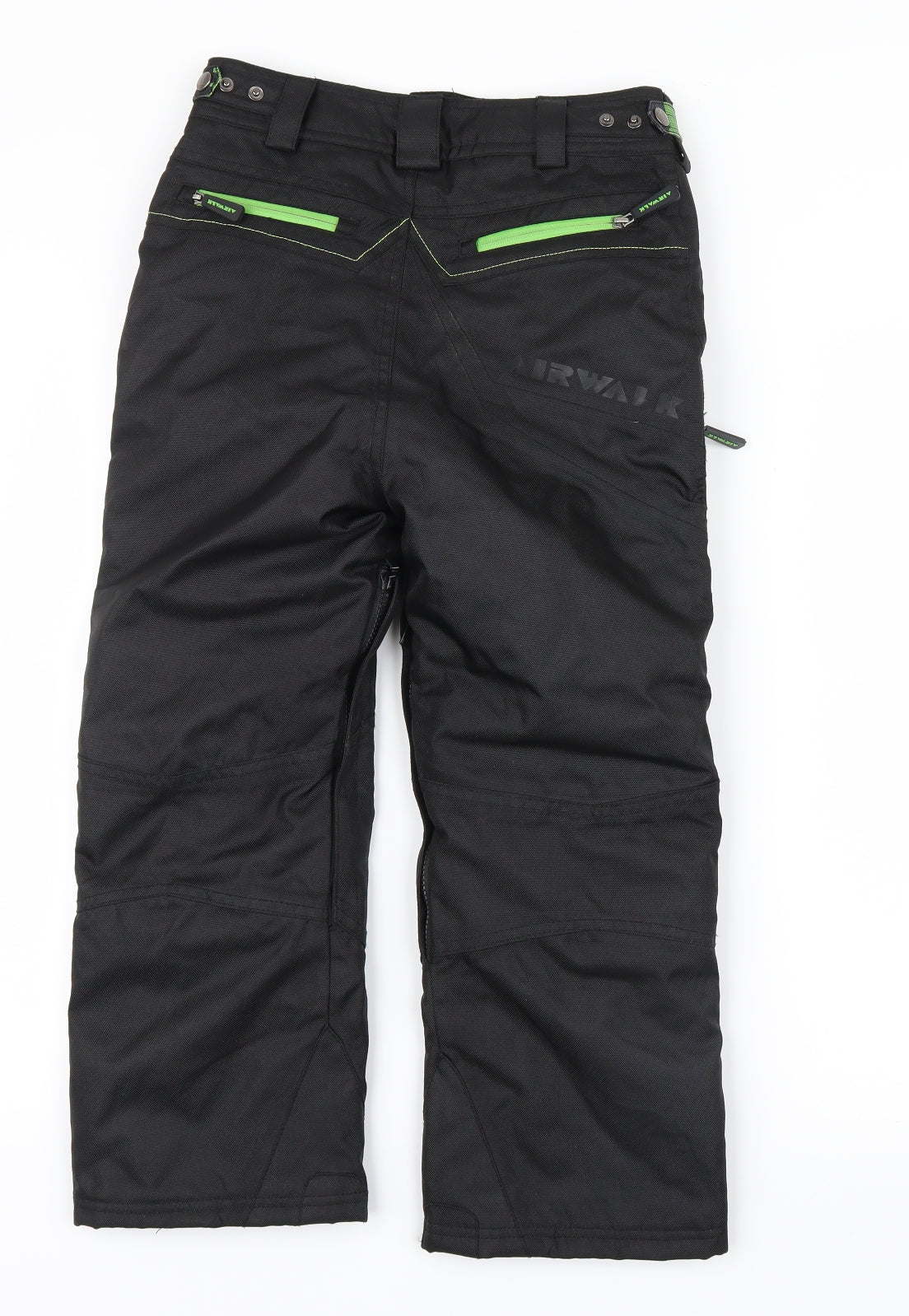 AIRWALK Boys Black   Cargo Trousers Size 7-8 Years