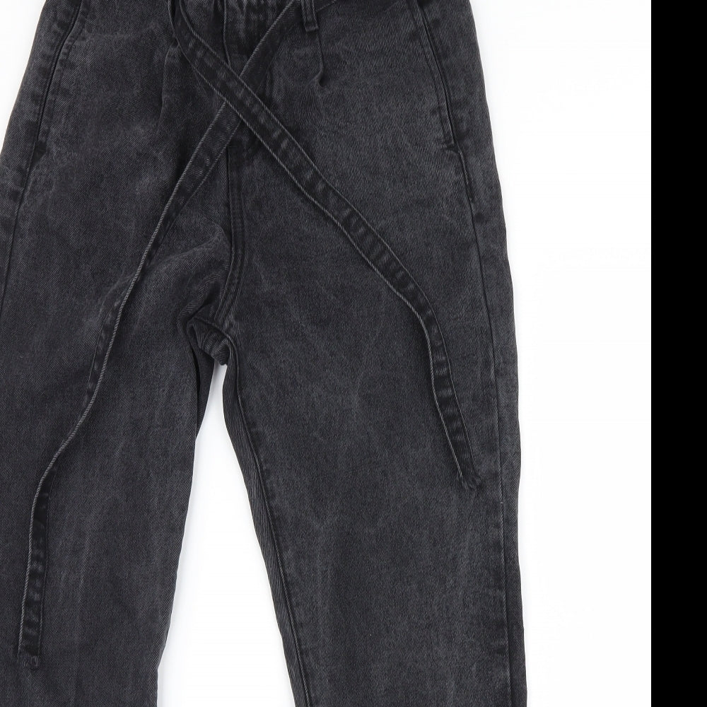 Redial Womens Black  Denim Straight Jeans Size 8 L26 in