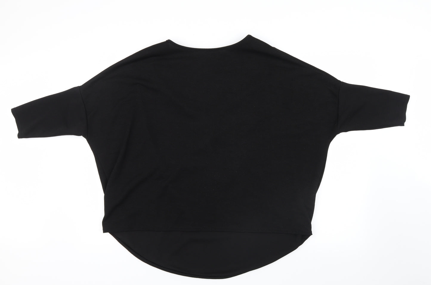 Boohoo Womens Black   Basic Blouse Size 12