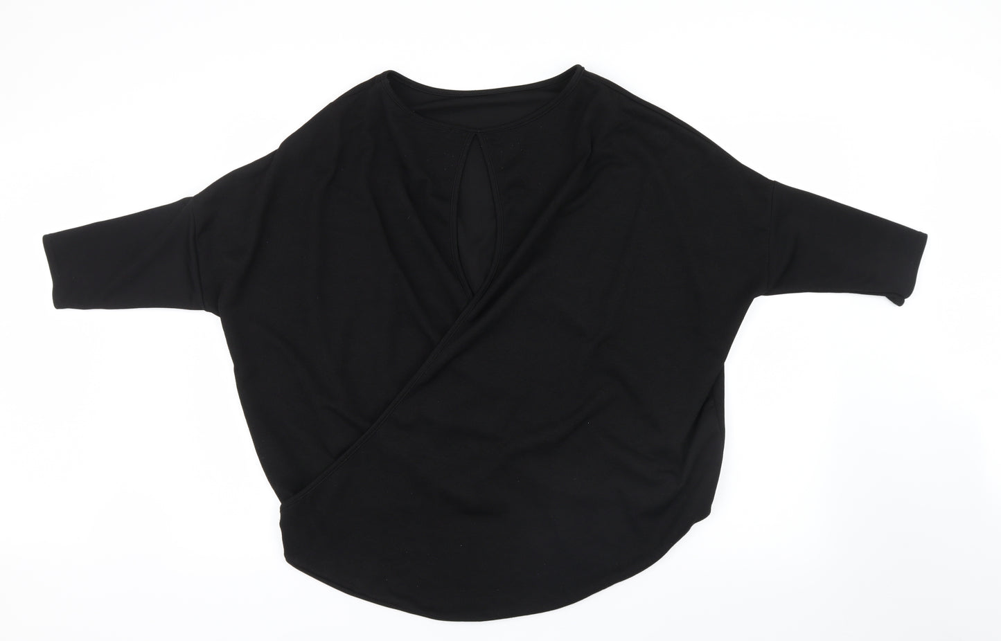 Boohoo Womens Black   Basic Blouse Size 12