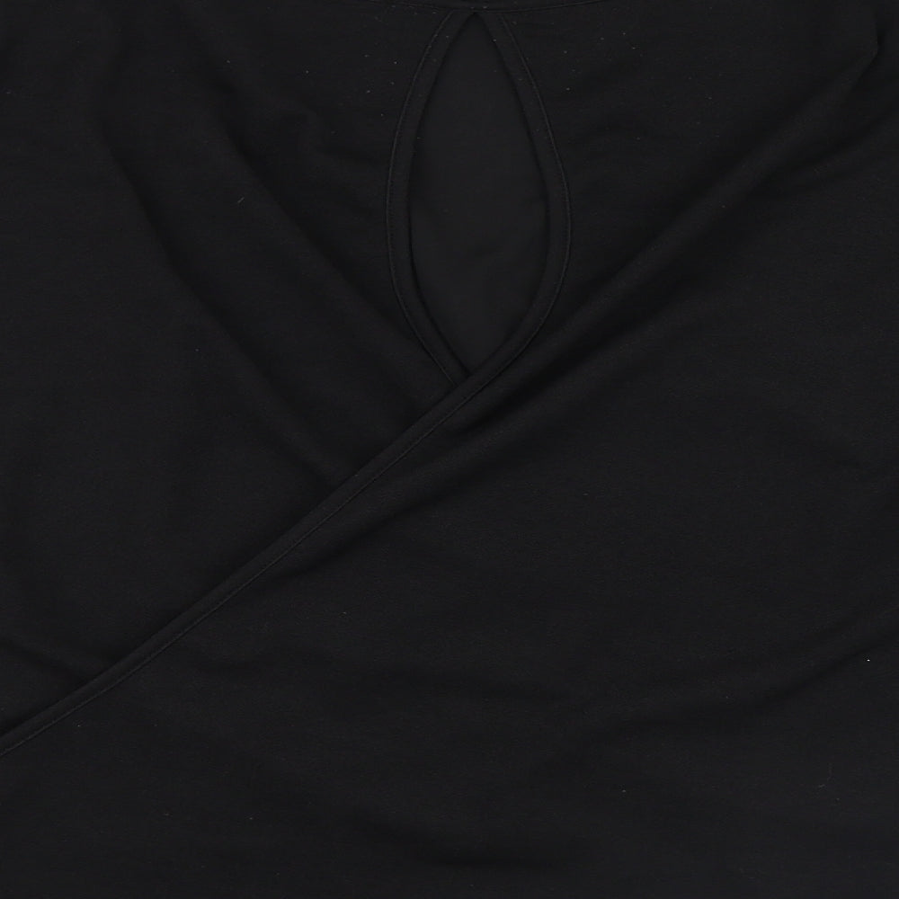 Boohoo Womens Black   Basic Blouse Size 12